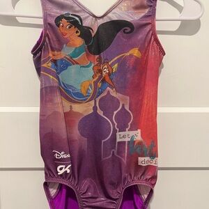 GK Disney Purple and Red Alladin Kids Leotard
